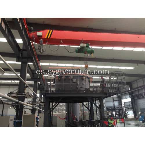 Horno de sinterización de vacío vertical a alta temperatura